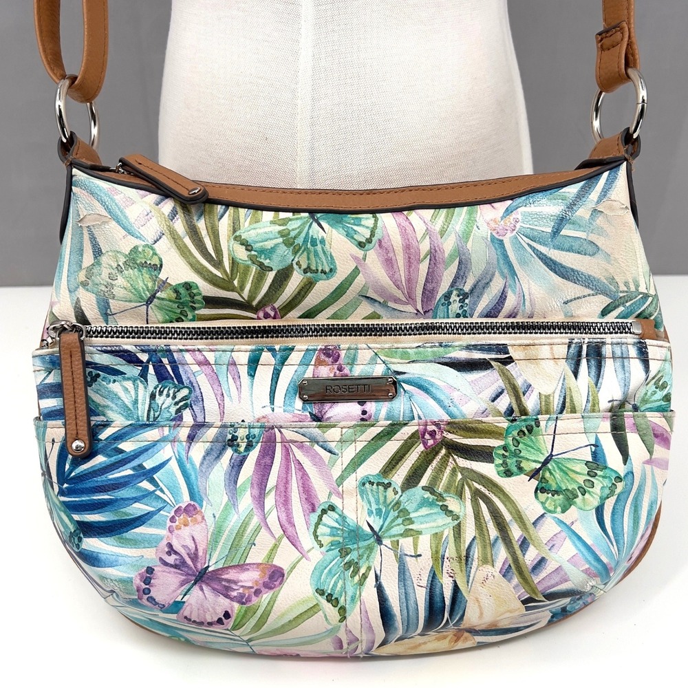 Rosetti Tropical Butterfly Crossbody Bag‎ Purse Coastal Grandma Grandmacore
